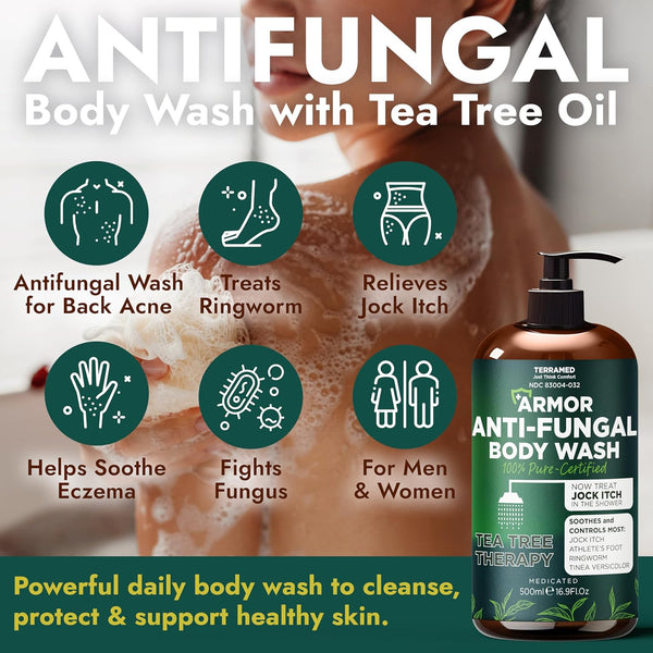 Antifungal Body Wash with Tea Tree Oil