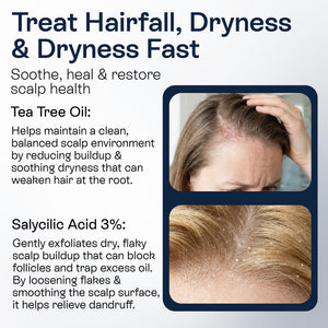 Pharmlitalia Psoriasis Shampoo for Dry & Itchy Scalp with Salicylic Acid 3% - Psoriasis Scalp Treatment for Eczema Relief, Seborrheic Dermatitis, Ringworm & Folliculitis