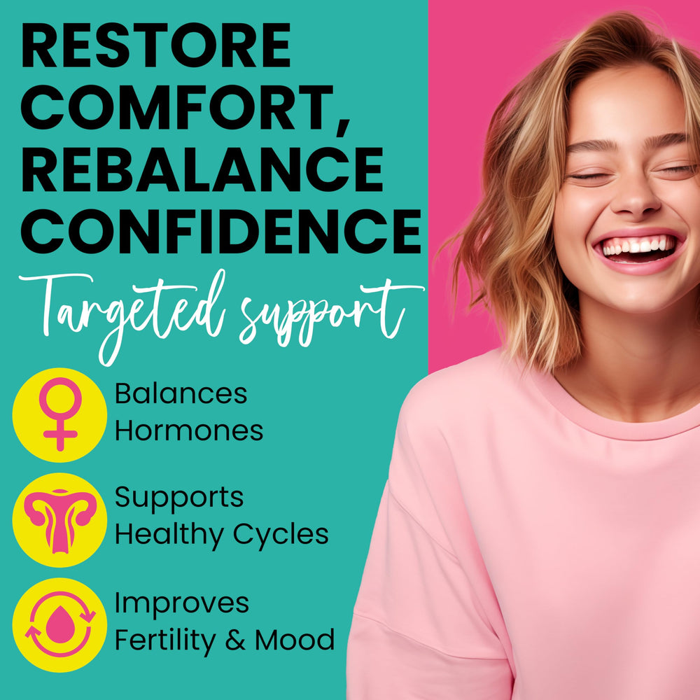 PCOS Support for Fertility & Cycle Health | Hormone Balance for Women | Helps with Irregular Cycles, Vaginal Dryness, Pelvic Discomfort & Mood Swings | Includes 10 Pre-Filled Applicators