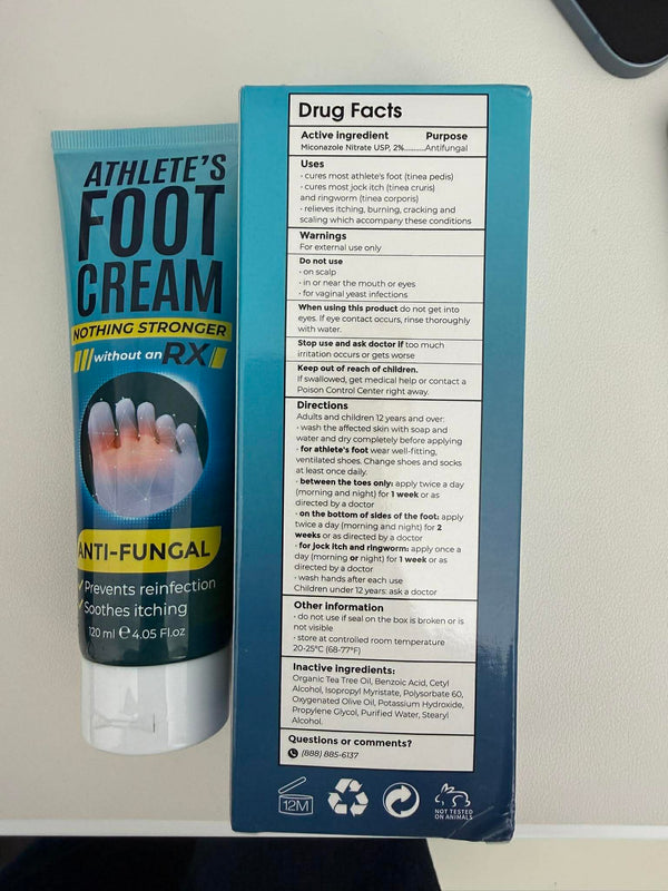 Terramed Just Think Comfort Athlete’s Foot Treatment with Tea Tree Oil | Antifungal Treatment for Athlete’s Foot, Jock Itch, Ringworm
