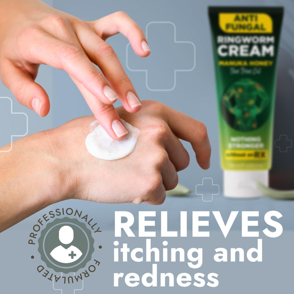 Terramed Just Think Comfort Ringworm Treatment for Humans | Relieves Jock Itch, Body Acne, Itchy Irritated Skin, Body Odor & Insect Bites