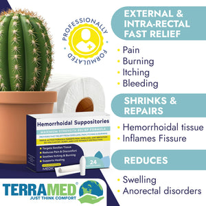 Hemorrhoid Treatment | Hemorrhoid & Fissure Ointment | 7 Pre-Filled Applicators | Fast & Effective | Hemorrhoids Treatment for Relief of Pain, Swelling, Discomfort & Itching