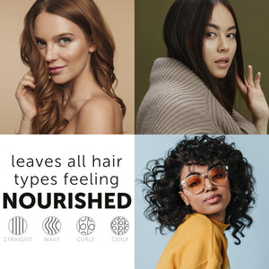 Ghost Hair Oil for Damaged, Curly Hair - Weightless Smoothing Oil with UV/Heat Protection, Frizz Control, Mega Shine, and Split End Repair