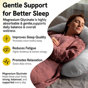 Magnesium Glycinate Gummies 400mg - Sleep Gummies for Kids & Adults - Magnesium Glycinate Chewable High Absorption for Muscle Recovery, Better Sleep & Relaxation