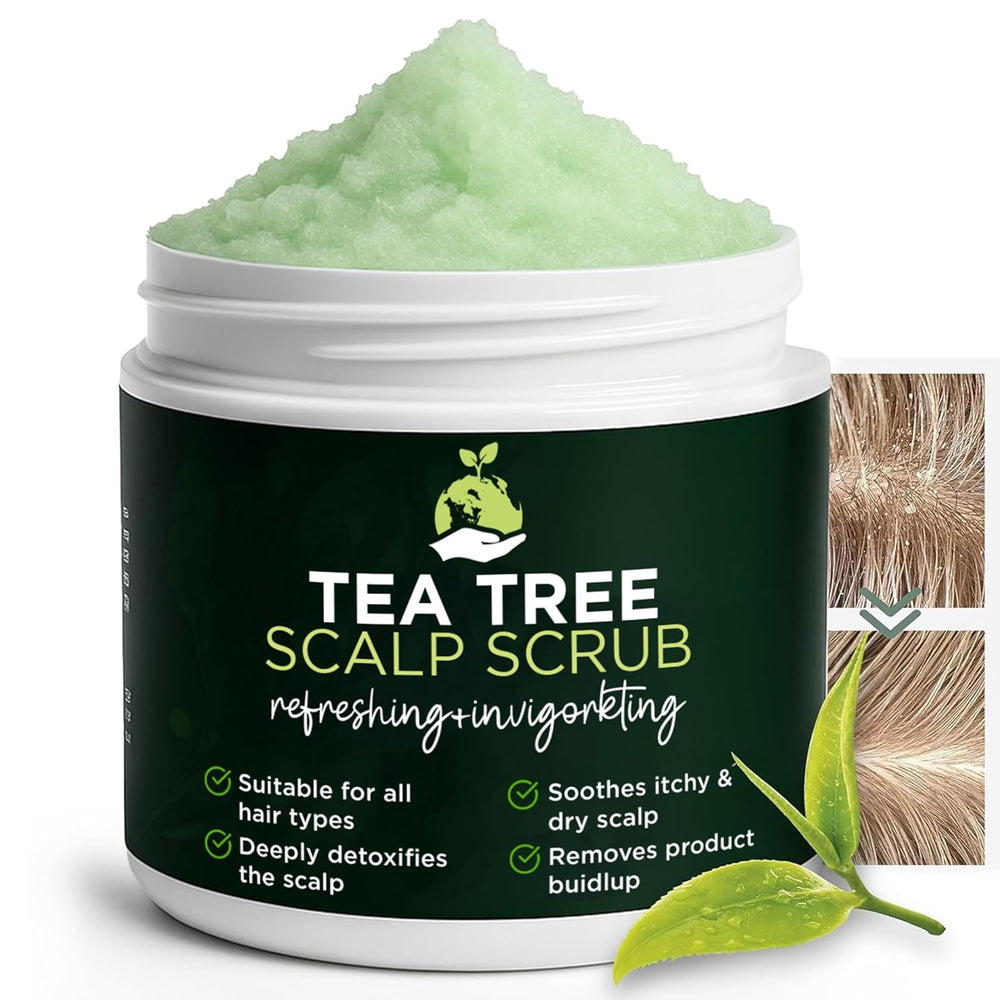 Tea Tree Scalp Scrub for Itchy & Dry Scalp