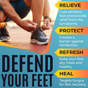 Terramed Just Think Comfort Athlete’s Foot Treatment with Tea Tree Oil | Antifungal Treatment for Athlete’s Foot, Jock Itch, Ringworm