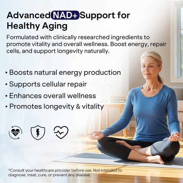 NAD+ Capsules Resveratrol - Liposomal Nicotinamide Riboside, Quercetin, Vitamin B3 NAD+ Supplement for Women and Men - Anti-Aging, Boost Focus and Energy - Cell Regeneration Supplement 120 Capsules