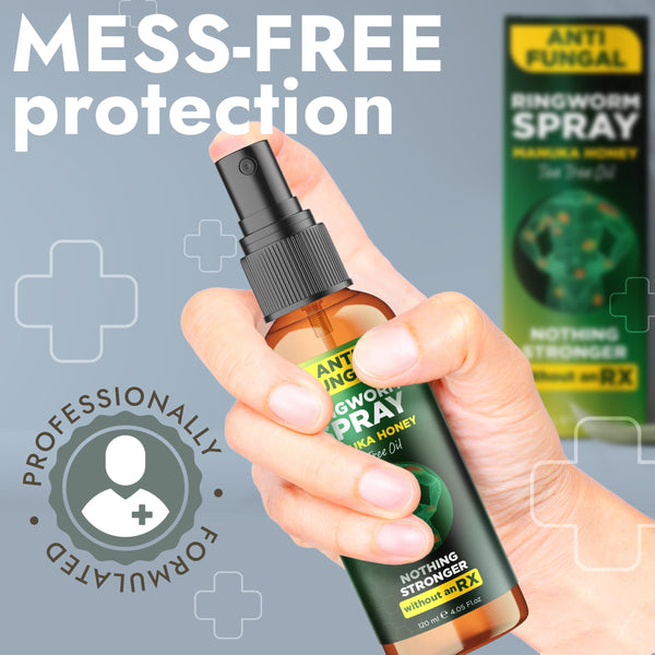 Terramed Just Think Comfort Ringworm Treatment for Humans | Relieves Jock Itch, Body Acne, Itchy Irritated Skin, Body Odor & Insect Bites