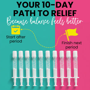 PCOS Support for Fertility & Cycle Health | Hormone Balance for Women | Helps with Irregular Cycles, Vaginal Dryness, Pelvic Discomfort & Mood Swings | Includes 10 Pre-Filled Applicators