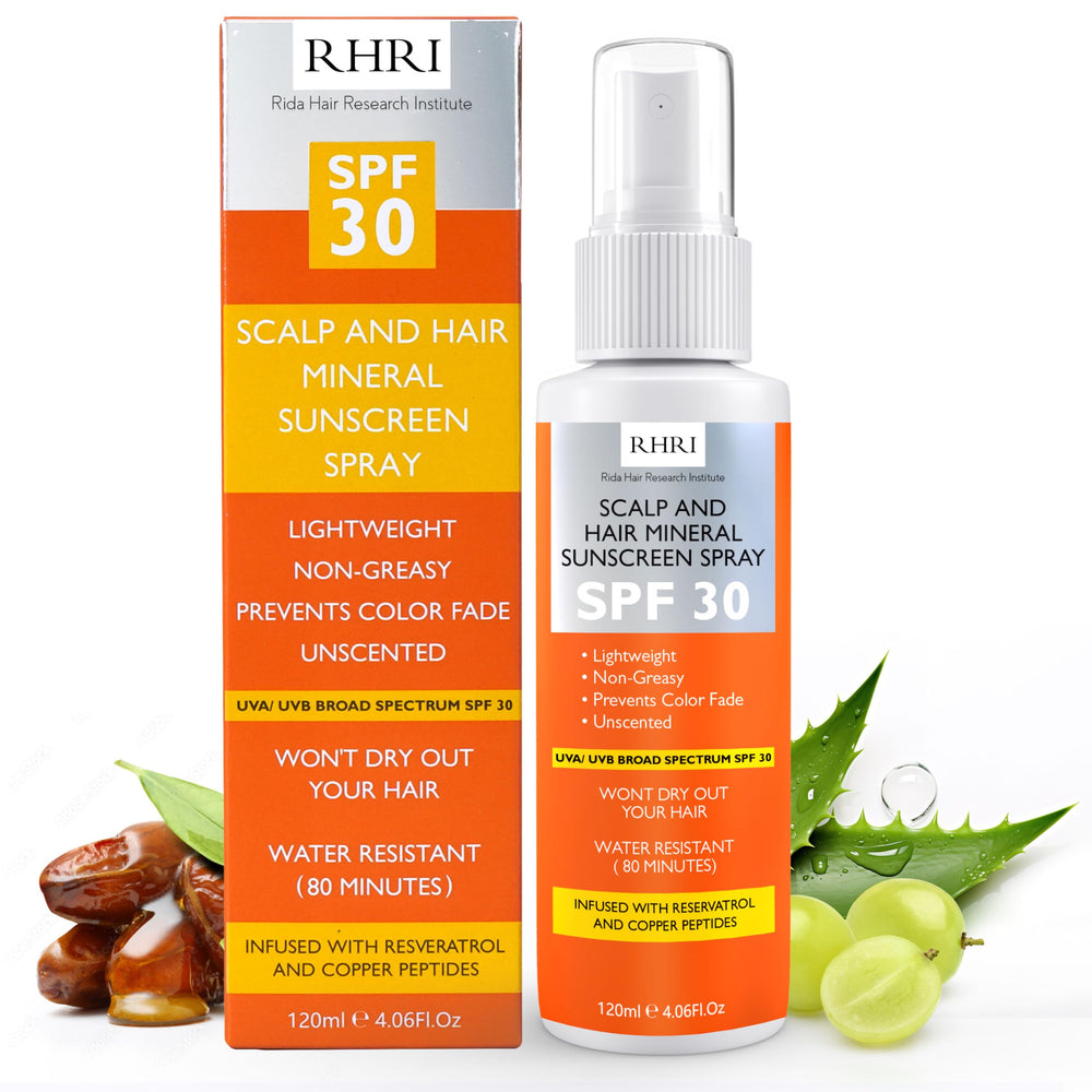 Premium SPF 30 Hair Sunscreen Spray | Non-Greasy UV Protection for Hair and Scalp | Travel-Size UV Protection | Beach SunBlock | Scalp Sunscreen 4 oz 120 ml (Pack of 2)