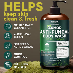 Antifungal Body Wash with Tea Tree Oil