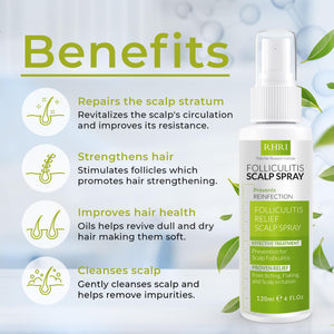 Folliculitis Shampoo | Antifungal Shampoo for Seborrheic Dermatitis, Scalp Psoriasis & Dandruff | Soothes Itchy, Dry Scalp | Cleanses, Exfoliates & Removes Build-Up | Reactivates Hair Follicles