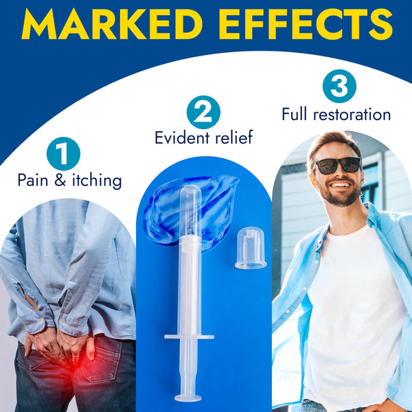 Hemorrhoid Treatment | Hemorrhoid & Fissure Ointment | 7 Pre-Filled Applicators | Fast & Effective | Hemorrhoids Treatment for Relief of Pain, Swelling, Discomfort & Itching