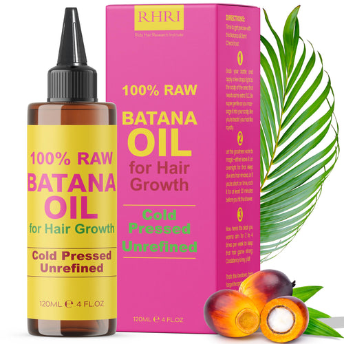 Raw Batana Oil | 100% Raw Batana Oil for Hair Growth | Cold Pressed & Chemical-Free | Batana Hair Growth Oil | Natural Hair Treatment for Curly Hair