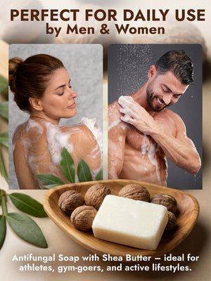 Shea Butter Antifungal Soap + Case
