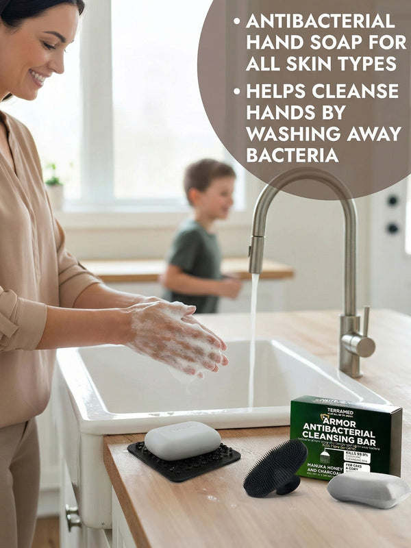 Antibacterial Soap + Case