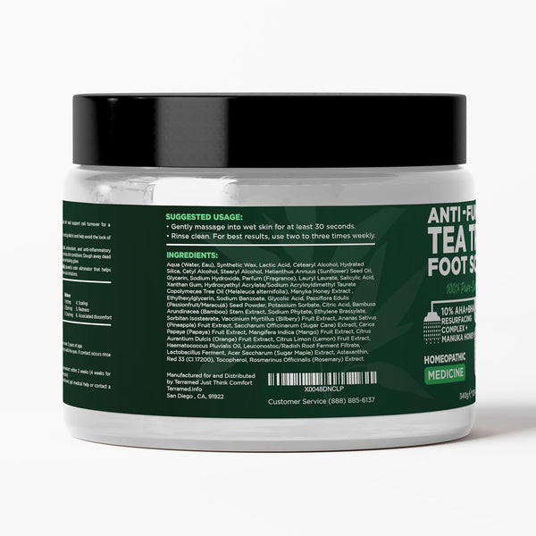 Foot Scrub with Tea Tree Oil