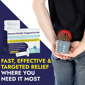 Hemorrhoid Treatment | Hemorrhoid & Fissure Ointment | 7 Pre-Filled Applicators | Fast & Effective | Hemorrhoids Treatment for Relief of Pain, Swelling, Discomfort & Itching