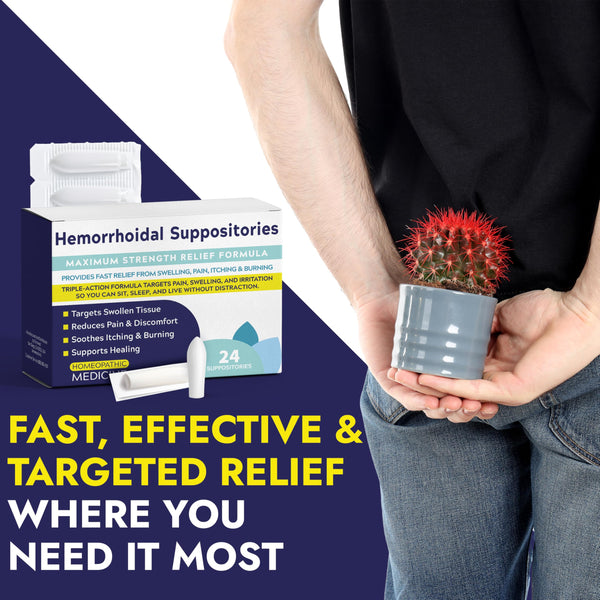 Hemorrhoid Treatment | Hemorrhoid & Fissure Ointment | 7 Pre-Filled Applicators | Fast & Effective | Hemorrhoids Treatment for Relief of Pain, Swelling, Discomfort & Itching