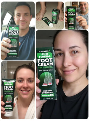 Antifungal feet cream