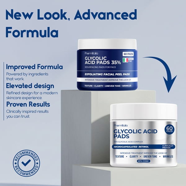 Glycolic Acid Pads 35% for Dark Spots – Exfoliation, Brightening & Skin Renewal