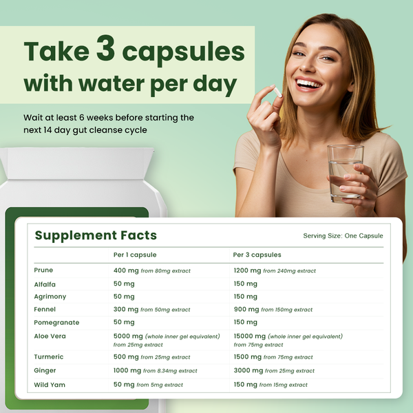 14 Day Gut Cleanse | Aloe Colon Complex