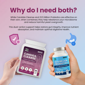 Ultimate Health Bundle – Candida Cleanse & 22.5 Billion Probiotic Supplement