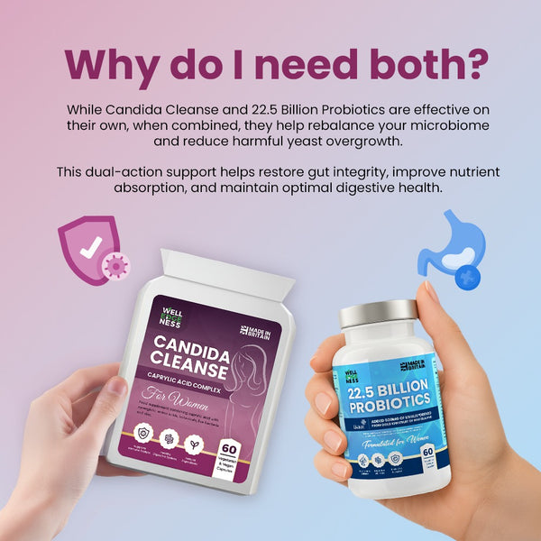 Ultimate Health Bundle – Candida Cleanse & 22.5 Billion Probiotic Supplement