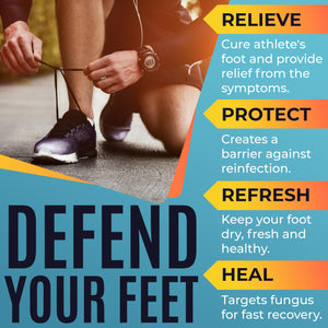 Athlete’s Foot Powder with Miconazole Nitrate 2% & Tea Tree Oil